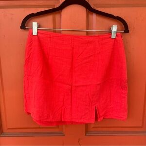 Lulus Red Skirt
